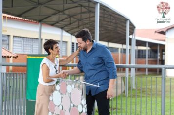 Foto - Inauguração - Acesso da Escola Mário Covas