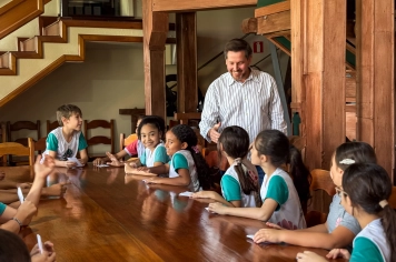 Foto - Visita de Alunos ao Prefeito 14/11/2025