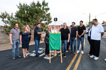 Foto - Inauguração de Pavimentação das Ruas Olinda e Palmiro Bertola - 21/08/2025