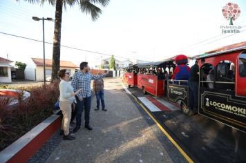 Foto - PASSEIO DE TREM COM ALUNOS DA ESCOLA MUNICIPAL