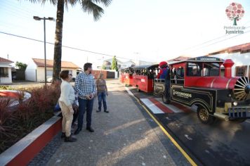 Foto - PASSEIO DE TREM COM ALUNOS DA ESCOLA MUNICIPAL