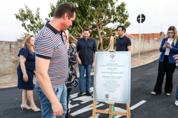Foto - Inauguração de Pavimentação das Ruas Olinda e Palmiro Bertola - 21/08/2025