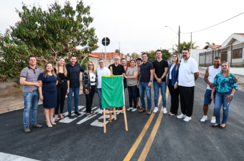 Foto - Inauguração de Pavimentação das Ruas Olinda e Palmiro Bertola - 21/08/2025