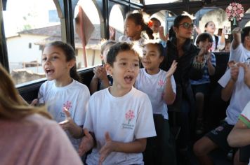 Foto - PASSEIO DE TREM COM ALUNOS DA ESCOLA MUNICIPAL