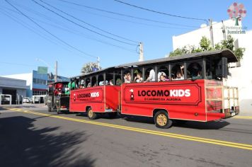 Foto - PASSEIO DE TREM COM ALUNOS DA ESCOLA MUNICIPAL