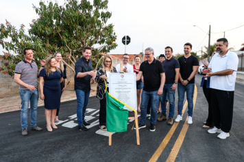 Foto - Inauguração de Pavimentação das Ruas Olinda e Palmiro Bertola - 21/08/2025