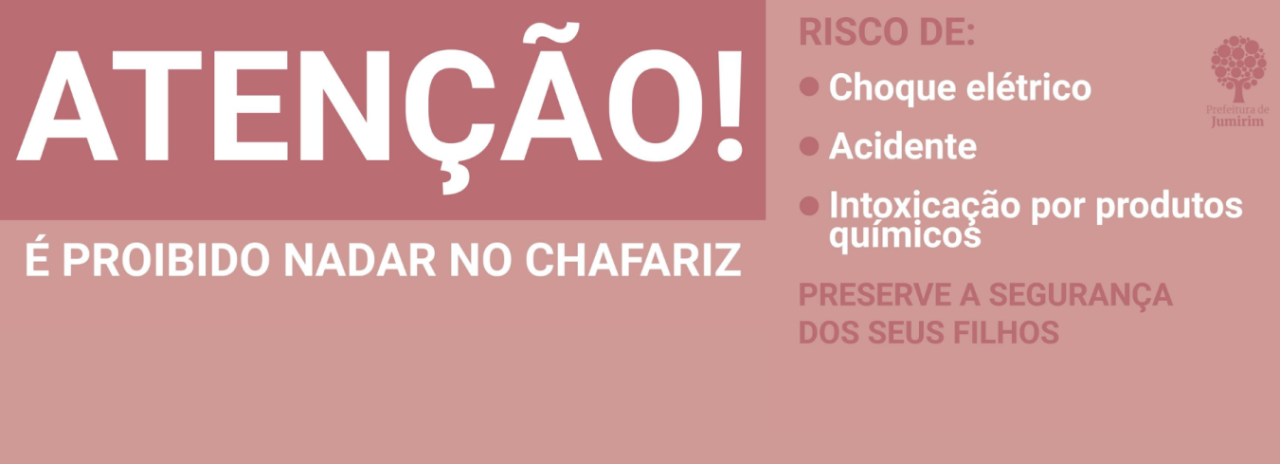 É proibido nadar no chafariz!