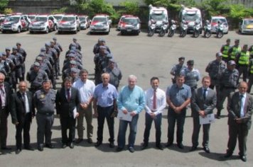 Prefeito Darci Schiavi participa de encontro no Quinquagésimo Batalhão de Polícia Militar do Interior