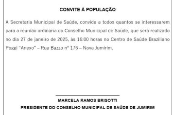 Reunião - Conselho Municipal de Saúde