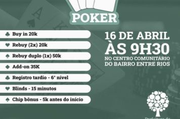 TORNEIO DE POKER