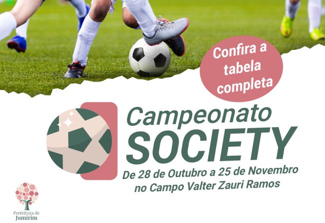 Contagem regressiva para o Campeonato Society!