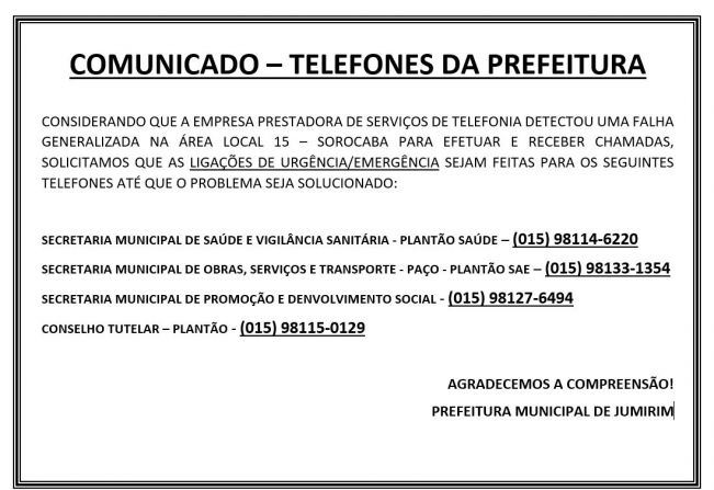 Comunicado