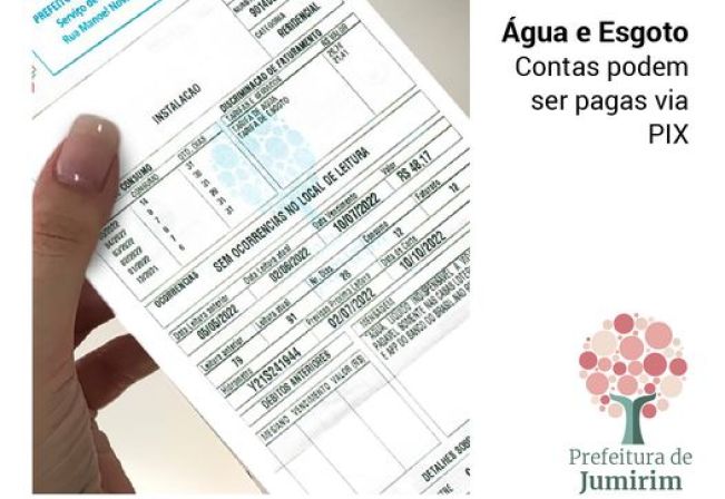 Contas de água e esgoto poderão ser pagas por Pix a partir de