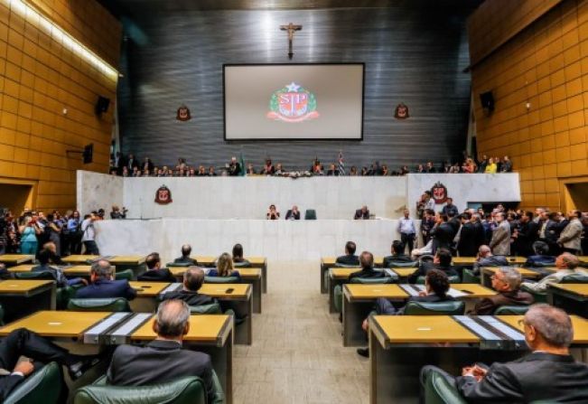 Prefeito Darci Schiavi participa da cerimônia de posse no Tribunal de Contas em São Paulo