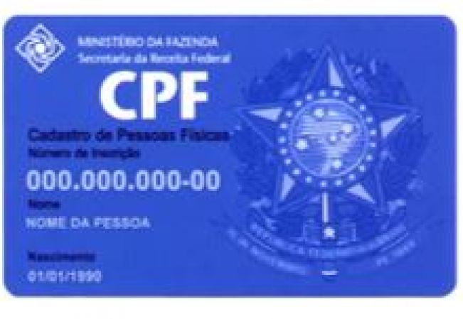 Utilização de CPF 