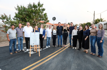 Foto - Inauguração de Pavimentação das Ruas Olinda e Palmiro Bertola - 21/08/2025