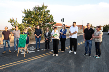Foto - Inauguração de Pavimentação das Ruas Olinda e Palmiro Bertola - 21/08/2025