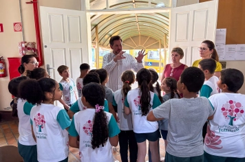 Foto - Visita de Alunos ao Prefeito 14/11/2025