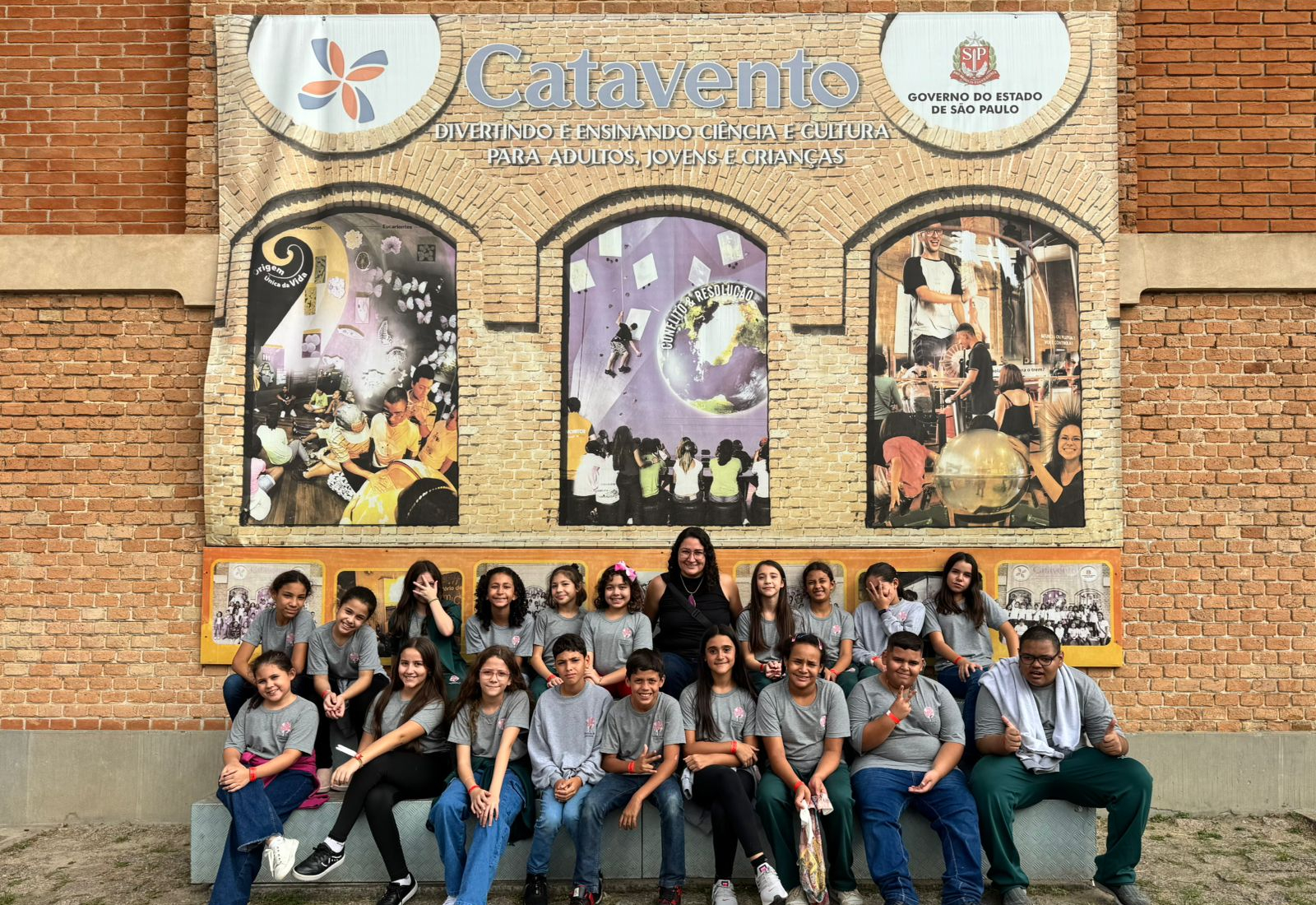 Alunos visitam o Museu Catavento